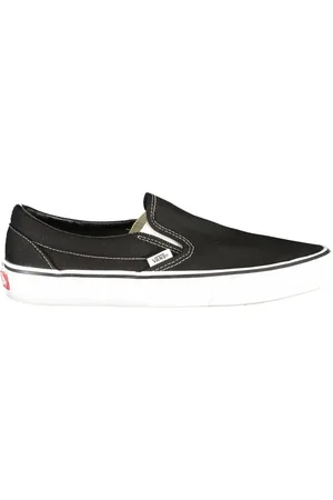 Vans Schoenen, Dames, Zwart, 40 EU, Slip-On Sneakers met Contrasterende Details