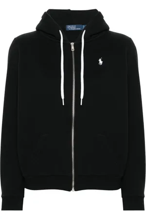 Ralph Lauren Sweatshirts & Hoodies, Dames, Zwart, M, Katoen, Zip-through Hoodie