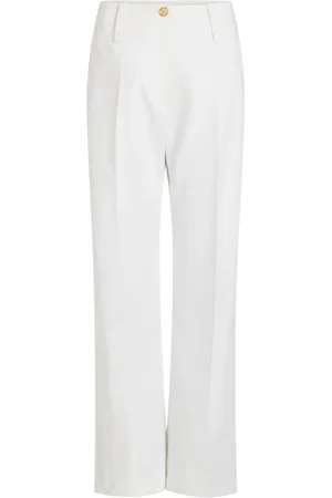 Patou Broeken, Dames, Wit, M, Witte Broek met Verborgen Sluiting