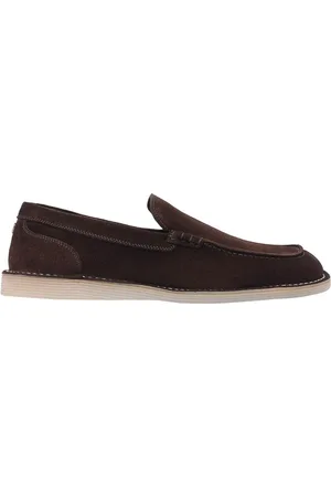 Dolce & Gabbana Schoenen, Heren, Bruin, 42 EU, Leer, Bruine Sandalen Elegant Ronde Neus Ontwerp