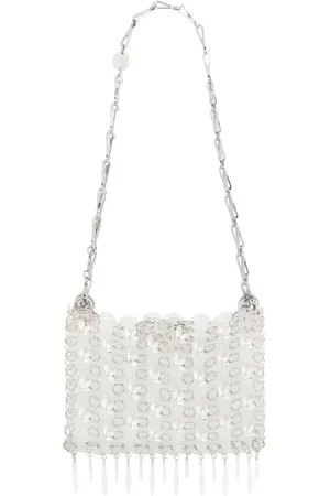 Paco rabanne Tassen, Dames, Wit, ONE Size, Metal Mix Handtas