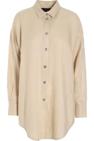 Bitte Kai Rand Blouses & Shirts, Dames, , XS, Linnen, Luchtige Linnen Overhemd Shell