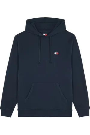 Tommy Hilfiger Sweatshirts & Hoodies, Heren, Blauw, 2Xl, Katoen, Blauwe Logo Hoodie Katoen