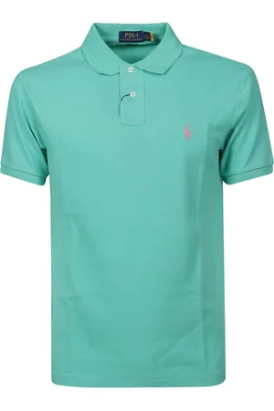 Ralph Lauren Tops, Heren, Groen, XL, Klassieke Polo Shirt