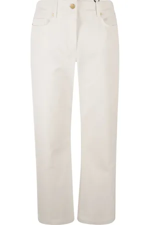 Max Mara Broeken, Dames, Wit, XS, Katoen, Witte Broek Marianna