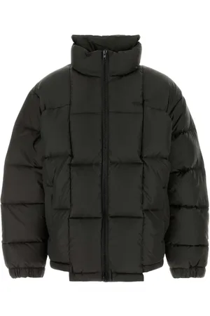Vetements Jassen, Heren, Bruin, S, Polyester, Donkerbruine Polyester Donsjas