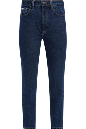 Guess Jeans, Dames, Blauw, W30 L29, Katoen, High-waisted Mom Jeans