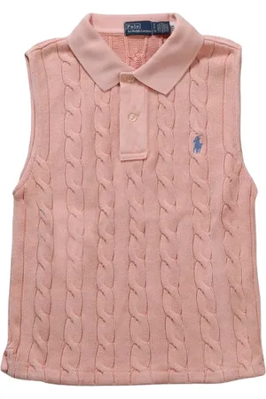 Ralph Lauren Tops, Dames, Roze, M, Katoen, Polo Shirt