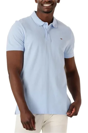 Tommy Hilfiger Tops, Heren, Blauw, S, Katoen, Blauwe Polo Slim Fit
