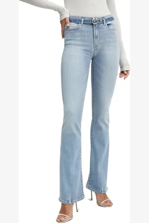 Pinko Jeans, Dames, Blauw, W25, Denim, Flora Flare Denim Stretch Jeans