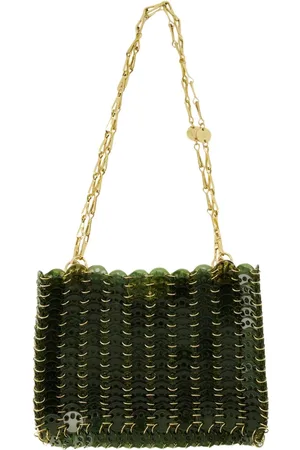 Paco rabanne Tassen, Dames, Groen, ONE Size, 1969 Groen & Goud Acryl Staal