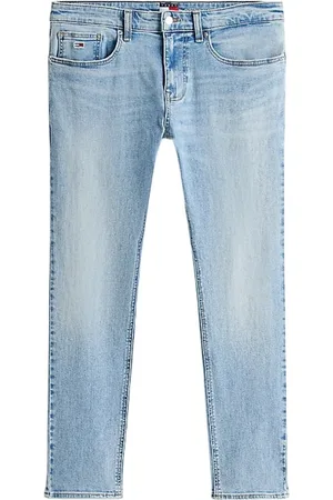 Tommy Hilfiger Jeans, Heren, Blauw, W31, Katoen, Blauwe Slim Fit Jeans Lente/Zomer 2025