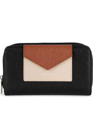 Lancaster Accessoires, Dames, Zwart, ONE Size, Leer, Portemonnees & kaarthouders met rits