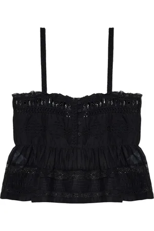 Isabel Marant Tops, Dames, Zwart, S, Zwarte top voor een stijlvolle look