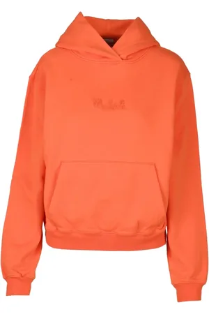 Woolrich Sweatshirts & Hoodies, Dames, Oranje, S, Katoen, Katoenen trui