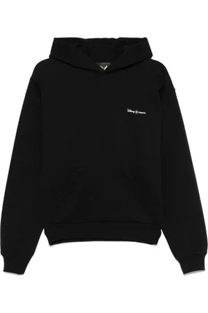 COPERNI Sweatshirts & Hoodies, Dames, Zwart, XS, Zwarte Geribbelde Trui met Logodetail