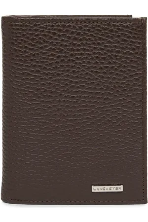 Lancaster Accessoires, unisex, Bruin, ONE Size, Leer, Opgevouwen Milano Gentlemen Portemonnee Bruin
