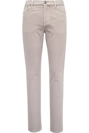 Ermenegildo Zegna Jeans, Heren, Grijs, W30, Denim, Klassieke Denim Jeans voor Mannen