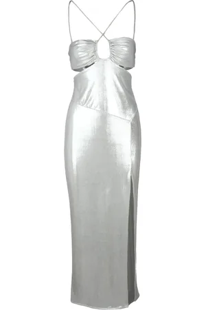 Patrizia Pepe Kleedjes, Dames, Grijs, S, Polyester, Damesjurk