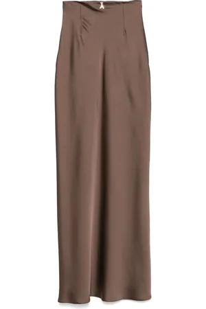 Patrizia Pepe Rokken, Dames, Bruin, M, Sensuele Bruine Rok