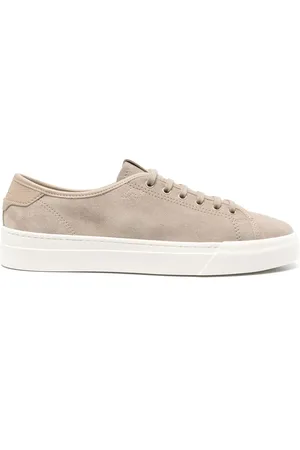 santoni Schoenen, Heren, , 42 EU, Suède, Suede Leren Sneakers