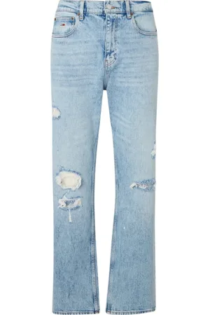 Tommy Hilfiger Jeans, Heren, Blauw, W29, Katoen, Katoenen Heren Jeans