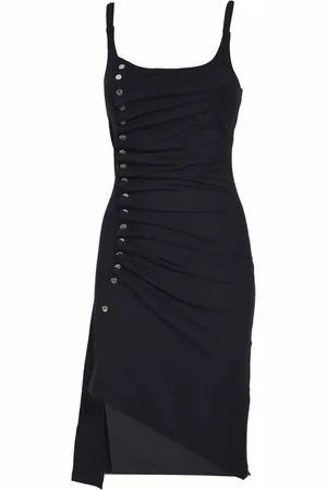 Paco rabanne Kleedjes, Dames, Zwart, XS, Zwarte jurken voor vrouwen