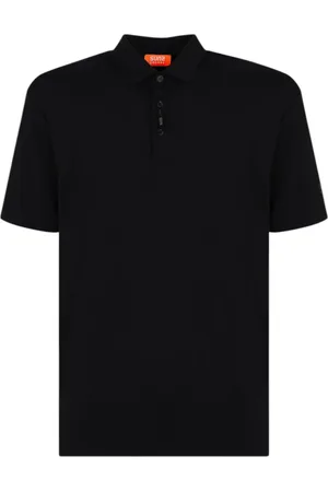 sunseeker Tops, Heren, Zwart, S, Nylon, Korte Mouw Nylon Polo Shirt