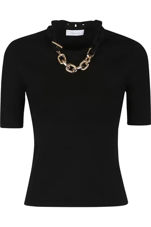 Paco rabanne Truien, Dames, Zwart, S, Casual Gebreide Trui