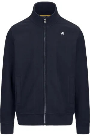 K-Way Sweatshirts & Hoodies, Heren, Blauw, XL, Katoen, Hoodie met ritssluiting