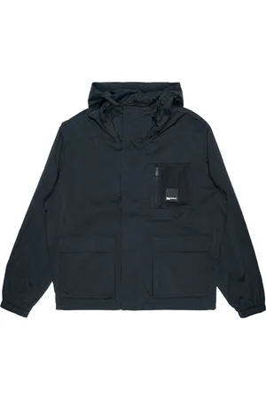 Karl Lagerfeld Jassen, Heren, Zwart, L, Nylon, puffer en parka Nylon