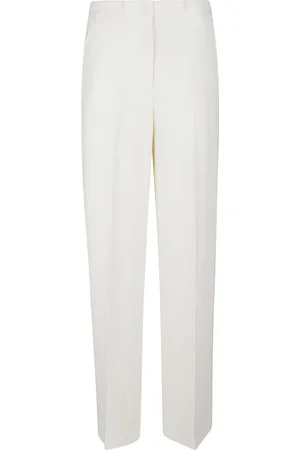 Pinko Broeken, Dames, Wit, 2Xs, Pergamino Broek