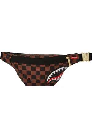 Sprayground Tassen, Dames, Bruin, ONE Size, Bruin Geruit Crossbody Unisex Tas