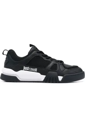 Roberto Cavalli Schoenen, Heren, Zwart, 43 EU, Trainers Fondo Style Dis. 2