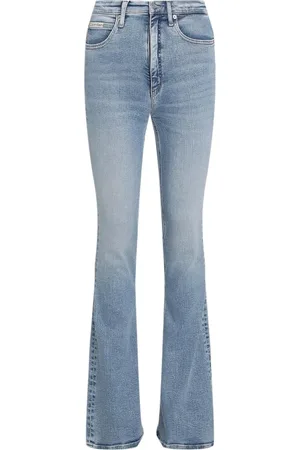 Calvin Klein Jeans, Dames, Blauw, W31, Katoen, Damesjeans van katoenmix
