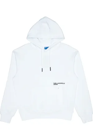 Karl Lagerfeld Sweatshirts & Hoodies, Heren, Wit, S, Katoen, Sweatshirts & Hoodies