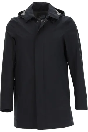 HERNO Mantels, Heren, Zwart, XL, Afneembare Laminar Hoodie, Maat 48