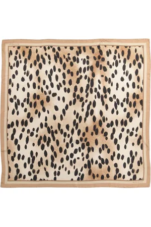 Givenchy Accessoires, Dames, , ONE Size, Luipaardprint Zijden Sjaal