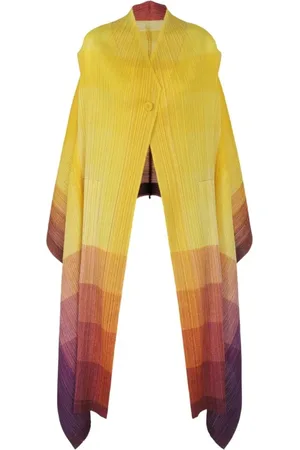 Issey Miyake Jassen, Dames, Geel, ONE Size, Lichtgewicht Photon Jas voor Mannen