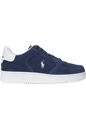 Ralph Lauren Schoenen, Heren, Blauw, 41 EU, Sneakers Masters Crt-Sk-Ltl N/W