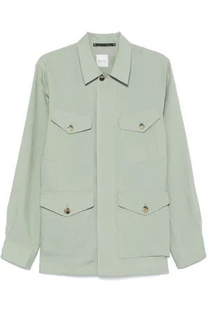 Paul Smith Jassen, Heren, Groen, M, Groene Knoopjas Klassieke Kraag