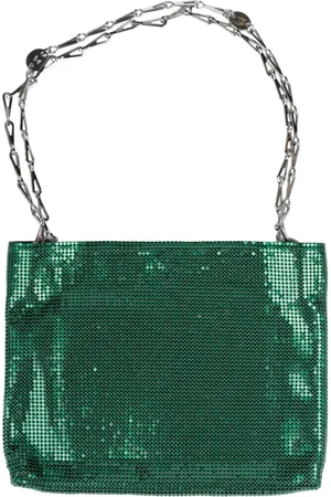 Paco rabanne Tassen, Dames, Groen, ONE Size, Shoulder Bags