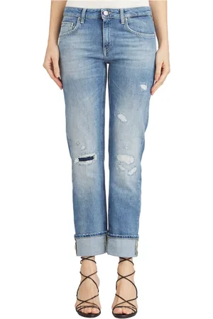Dondup Jeans, Dames, Blauw, W25, Denim, Denim Coco Special Broek