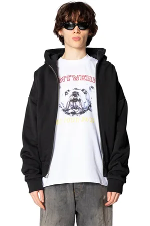 Entire Studios Sweatshirts & Hoodies, Heren, Zwart, L, Thermische Kap Roet
