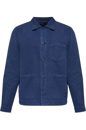 Paul Smith Jassen, Heren, Blauw, L, Blauwe Knoopjas met Zakken