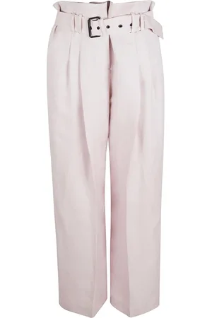 ELEVENTY Broeken, Dames, , S, Linnen, Linnen Broek Made in Italy