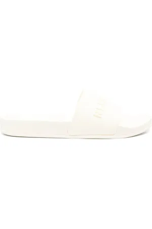 Represent Schoenen, Heren, Wit, 45 EU, Witte Logo Sneaker met Rubberen Zool