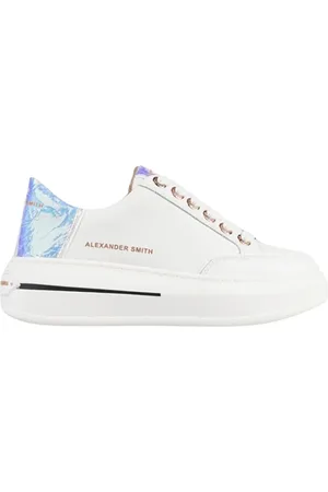 Alexander Smith Schoenen, Dames, Wit, 40 EU, Witte Iride Sneakers met Verwijderbare Binnenzool