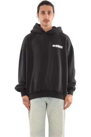 MISBHV Sweatshirts & Hoodies, Heren, Zwart, M, Zwarte Oversized Hoodie