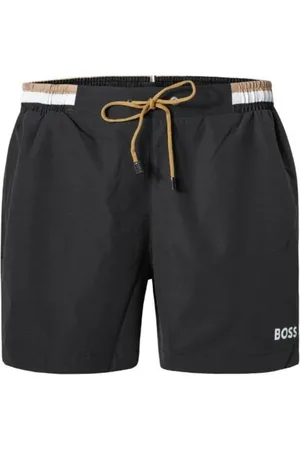 HUGO BOSS Badkleding, Heren, Zwart, M, Polyester, Heren Isle Kostuum